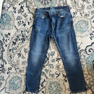 Old Navy Men’s Built in Flex Medium Wash Straight Jeans Size 38x30